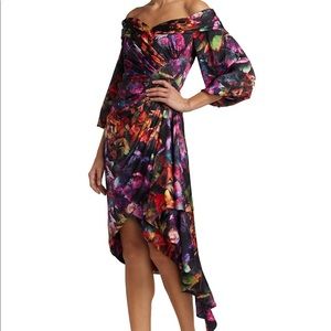 THEIA Marion Floral Cocktail dress